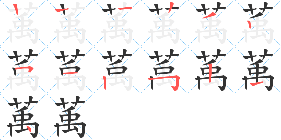 萭的筆順?lè)植窖菔?>
					
                    <hr />
                    <h2>萭的基本信息</h2>
                    <div   id=